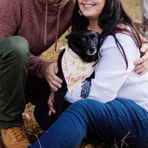 "I Do Too" Dog / Cat Engagement Bandana